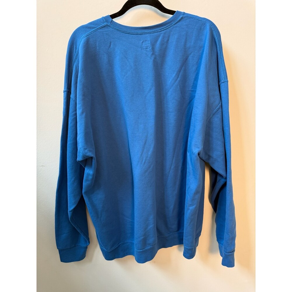 Blue Long Sleeve Athletic Performance Tee - Picture 3 of 3